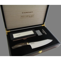 Zestaw Suncraft ELEGANCIA KSK-SET: Nóż Chef 200mm + Kamień do ostrzenia